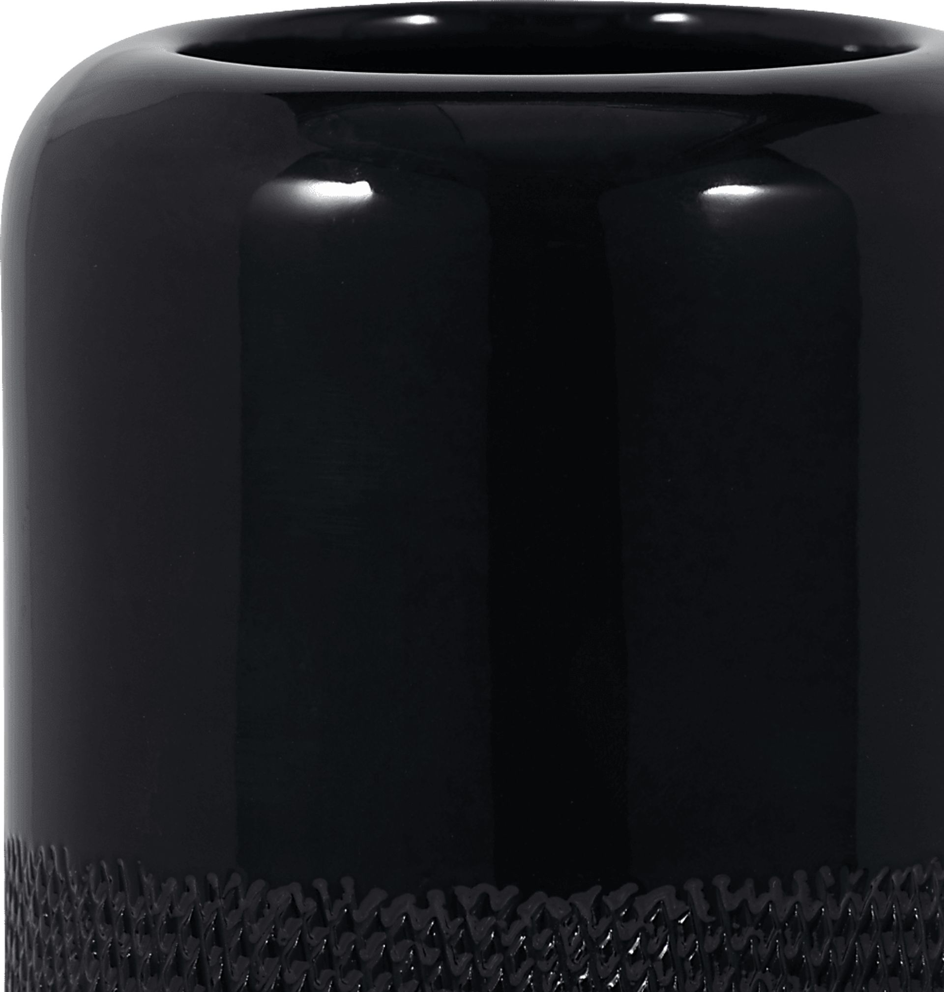 Cebu Black 10 in. Vase - Image 4