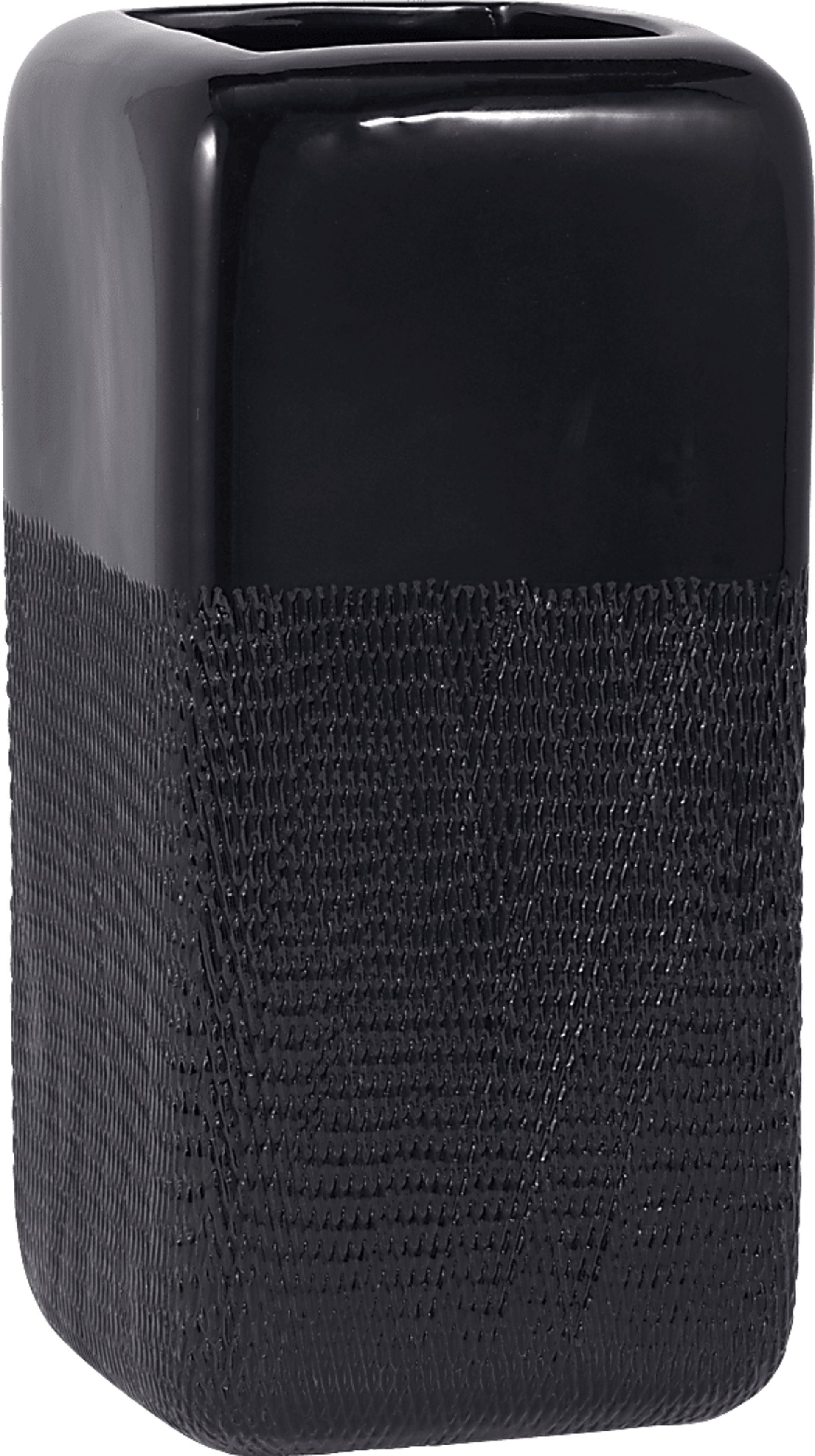 Cecala Black 12 in. Vase - Image 1