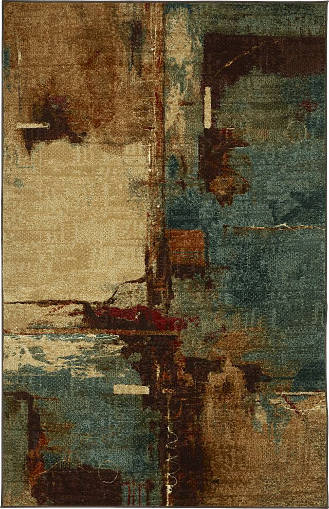 Ceceila Aqua 5' x 8' Rug - Thumbnail - Image 1