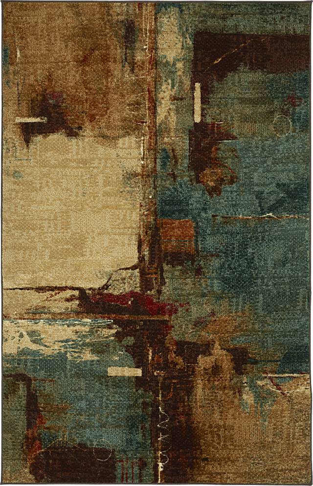 Ceceila Aqua 6' x 9' Rug - Thumbnail - Image 1