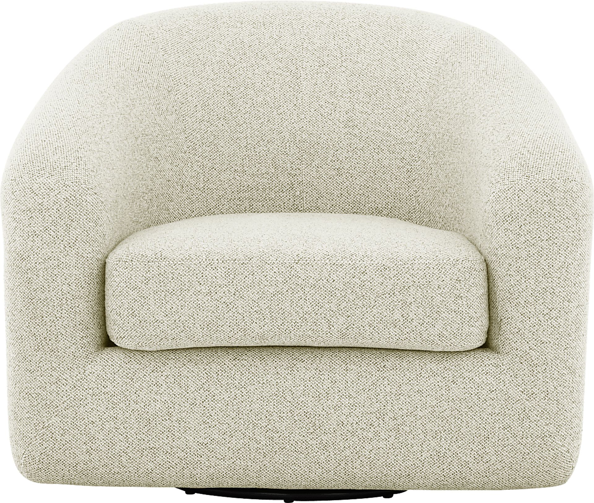Cecilia Beige Swivel Chair - Image 2
