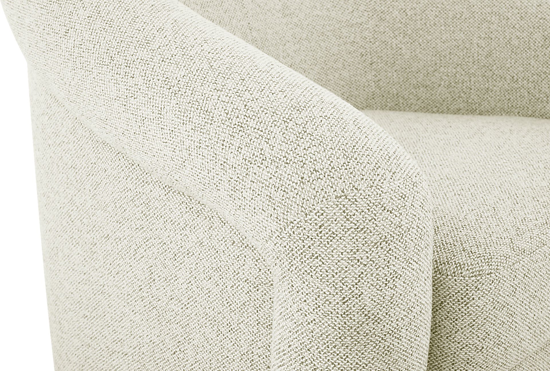 Cecilia Beige Swivel Chair - Image 4