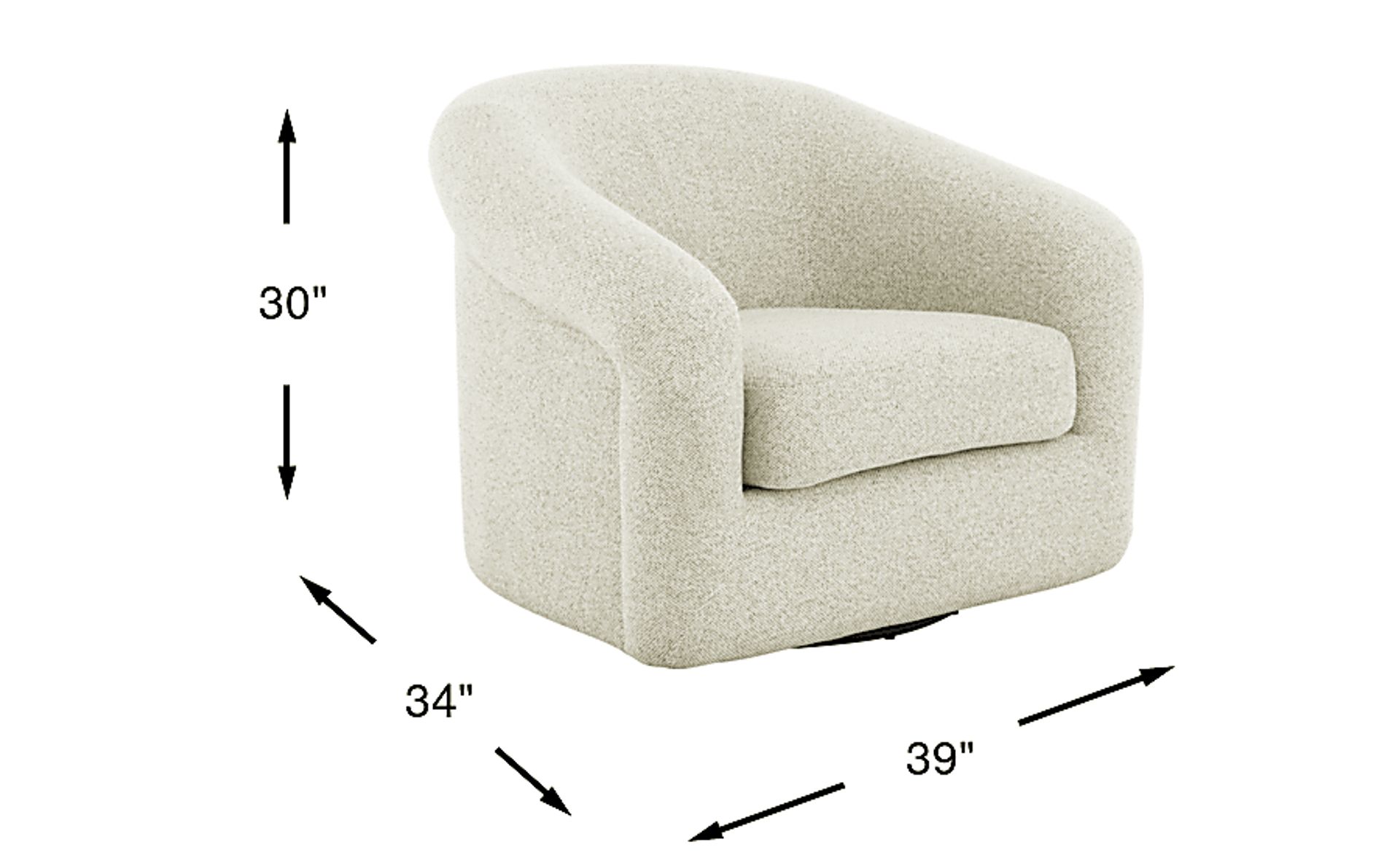 Dimension Image. Please refer to the Dimension Tab on this page for dimension details.