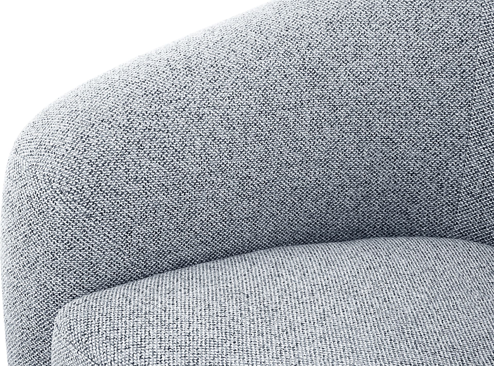 Cecilia Blue Swivel Chair - Image 6