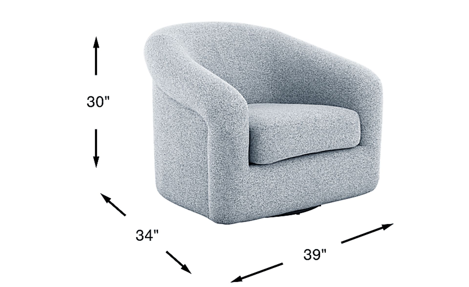 Dimension Image. Please refer to the Dimension Tab on this page for dimension details.