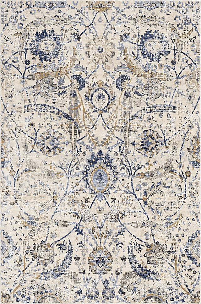 Cecily Beige 7'10 x 10'2 Rug - Thumbnail - Image 1