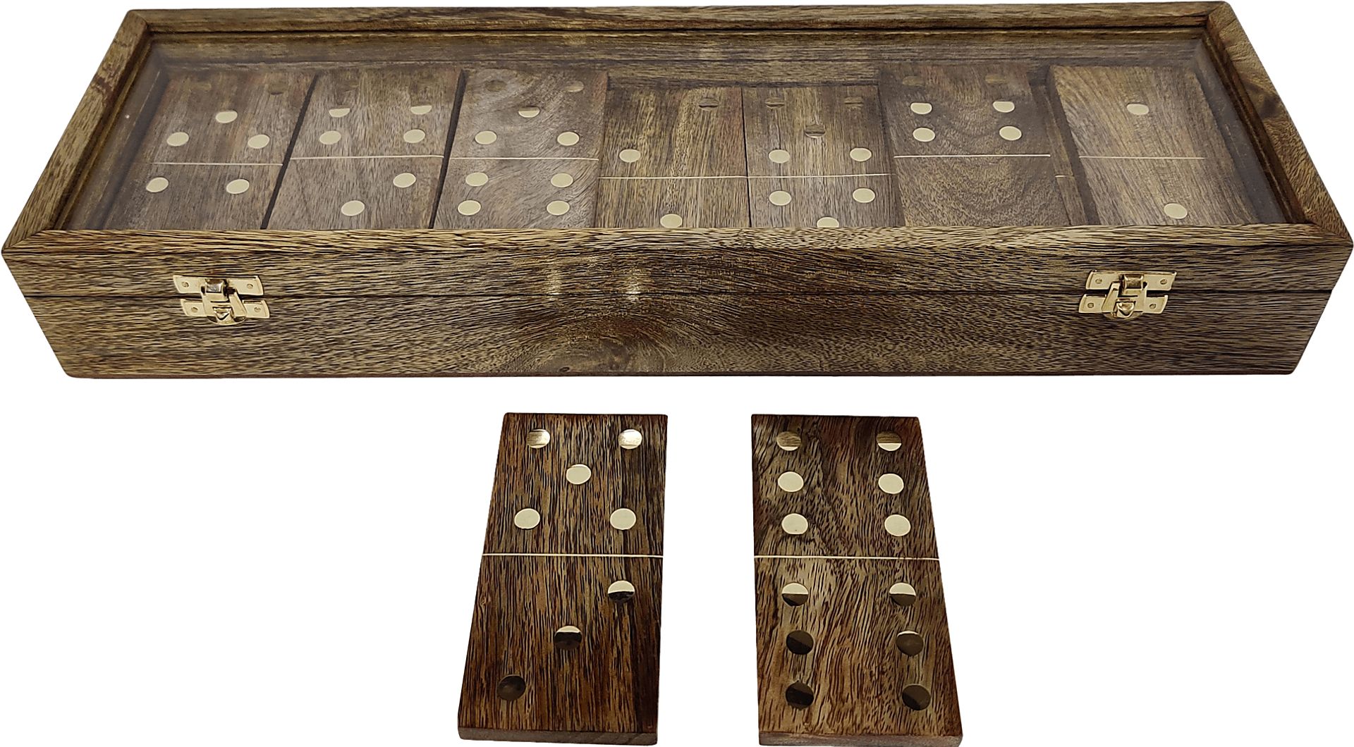 Cecropia Brown Dominoes Box - Image 1