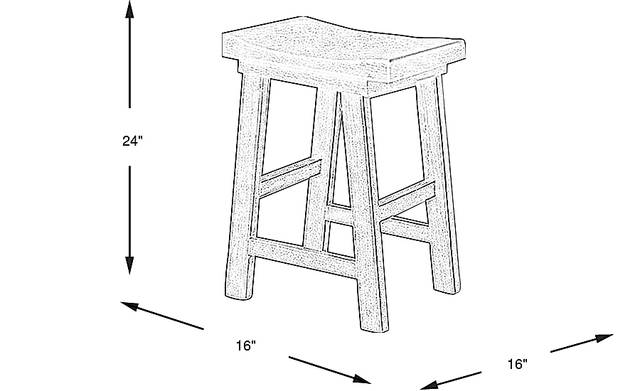 Dimension Image. Please refer to the Dimension Tab on this page for dimension details.