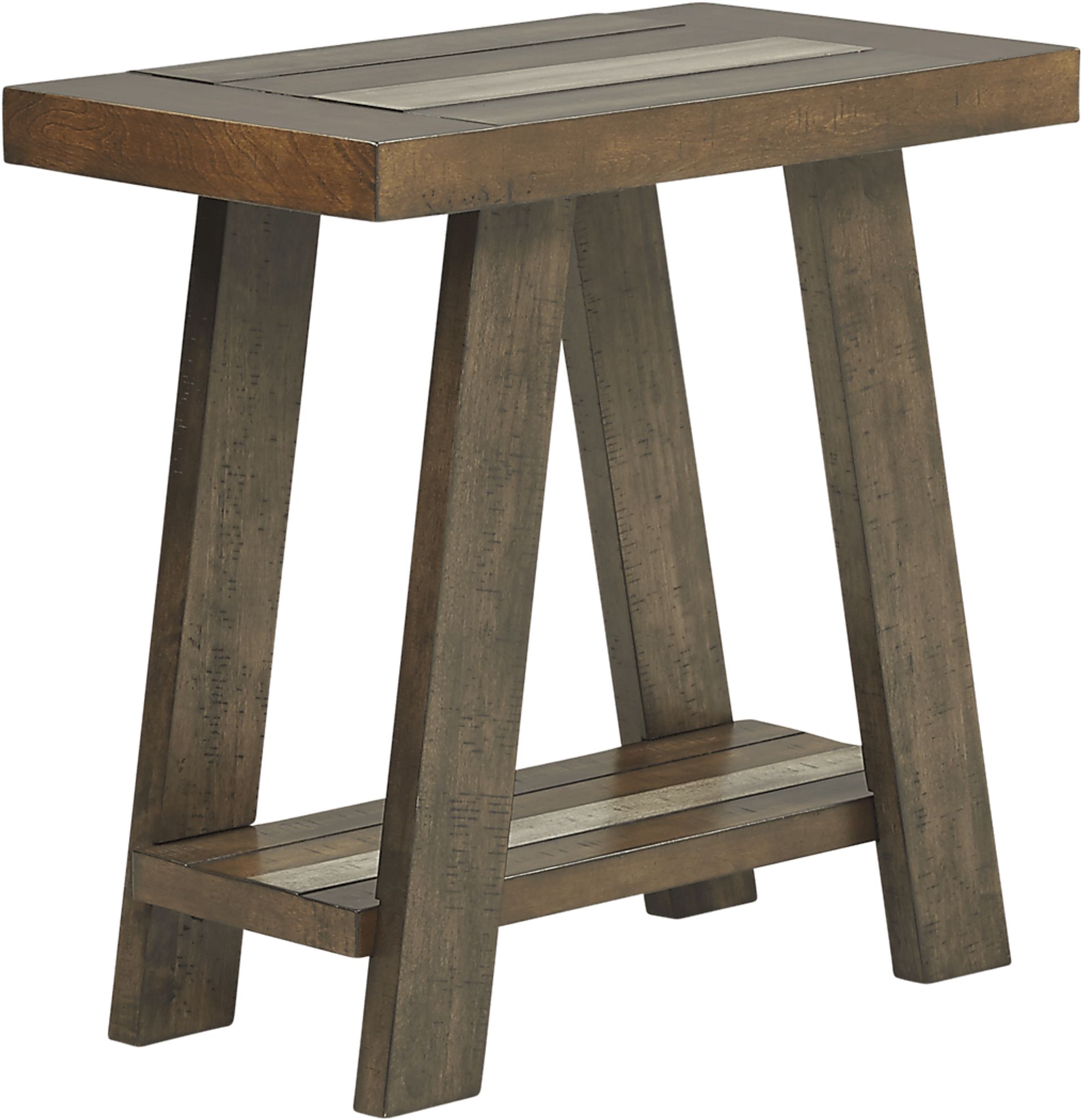 Cedar Creek Brown Chairside Table - Image 1