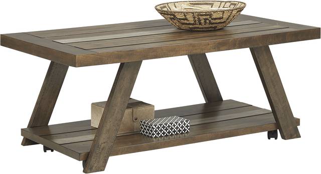 Cedar Creek Brown Cocktail Table - Thumbnail - Image 2