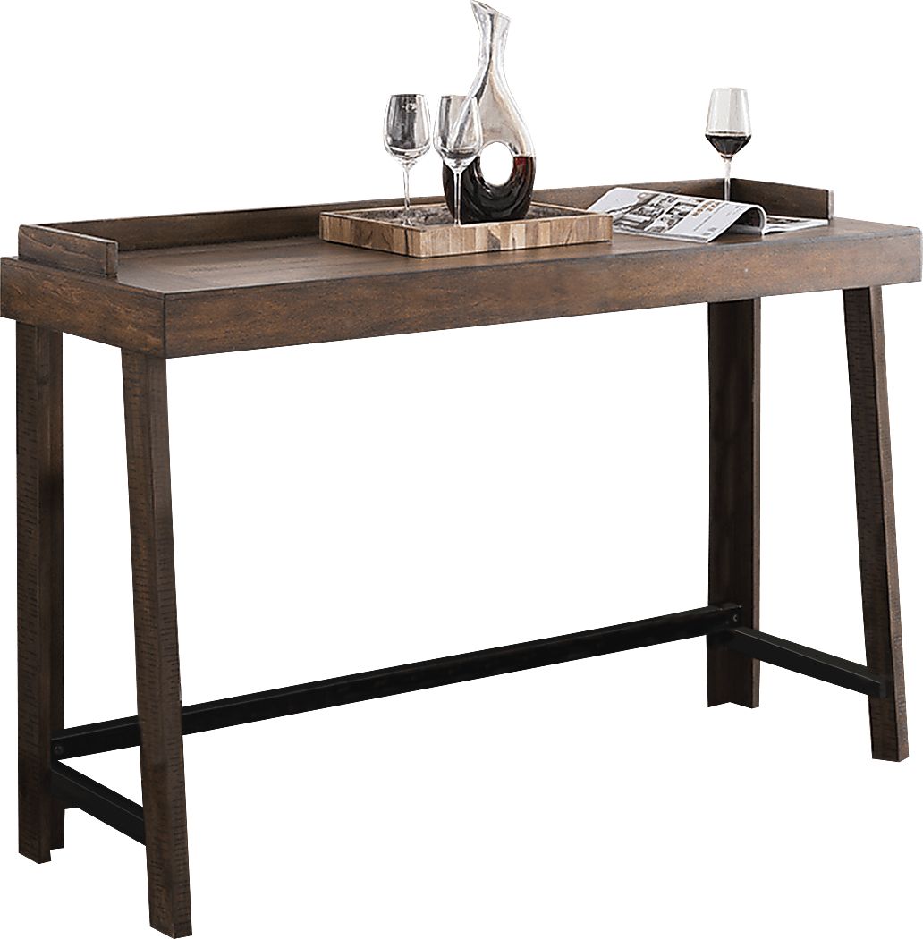 Cedar Creek Brown Counter Height Sofa Table