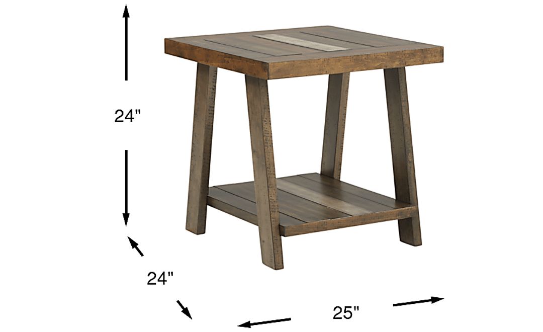 Cedar Creek Brown End Table