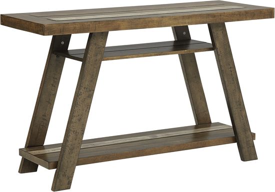 Cedar Creek Brown Sofa Table
