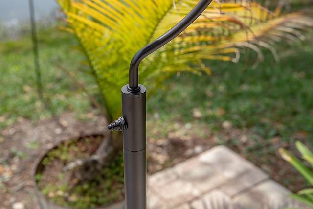Cedar Island Brown Outdoor Floor Lamp - Thumbnail - Image 2