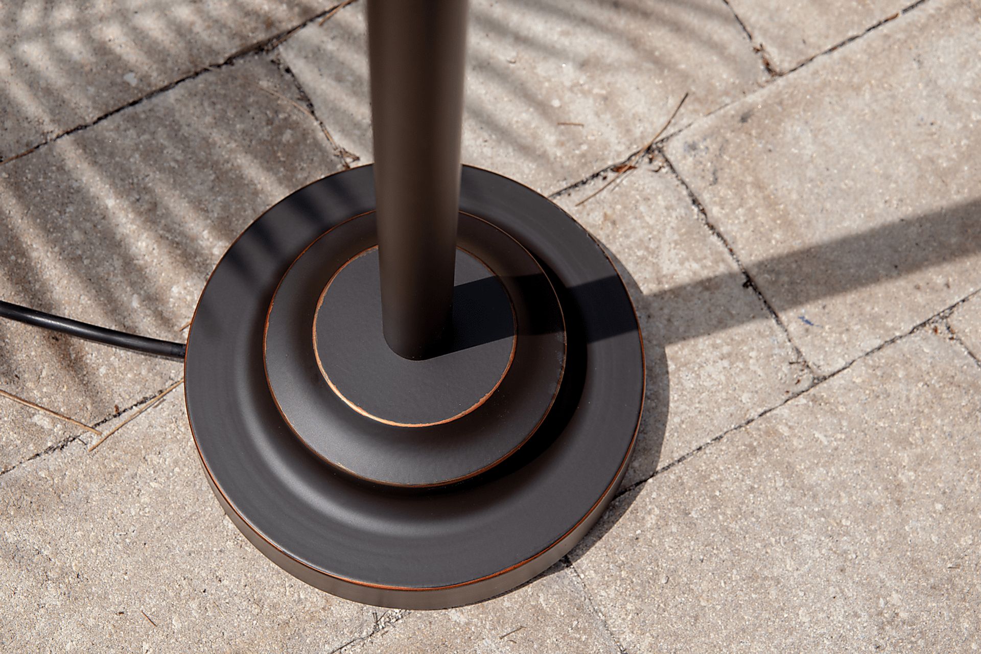 Cedar Island Brown Outdoor Floor Lamp - Image 4