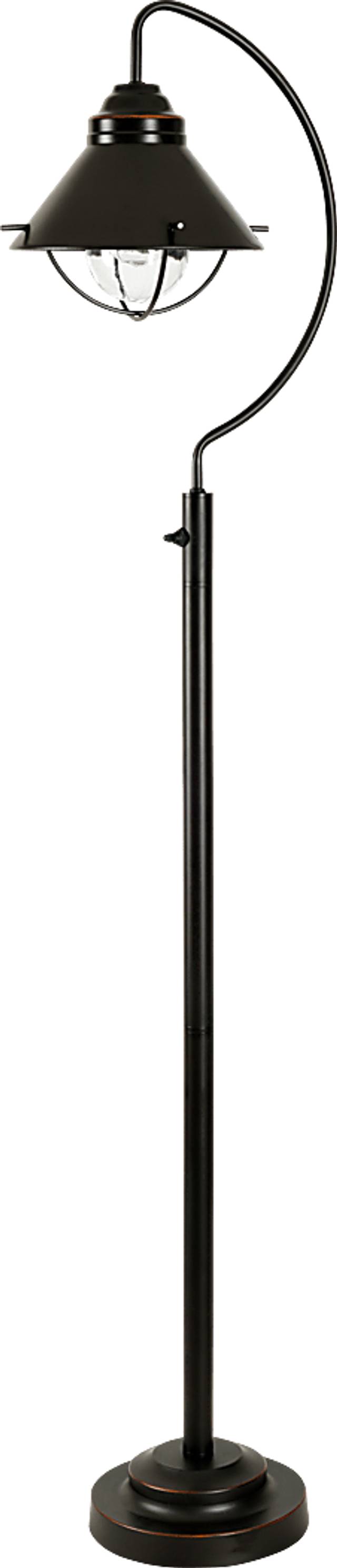 Cedar Island Brown Outdoor Floor Lamp - Thumbnail - Image 1