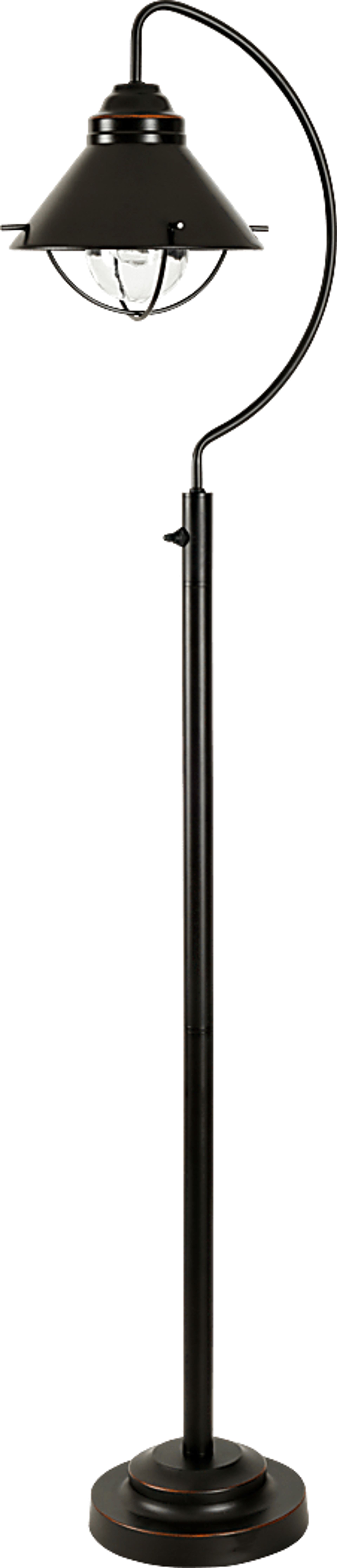 Cedar Island Brown Outdoor Floor Lamp - Image 1