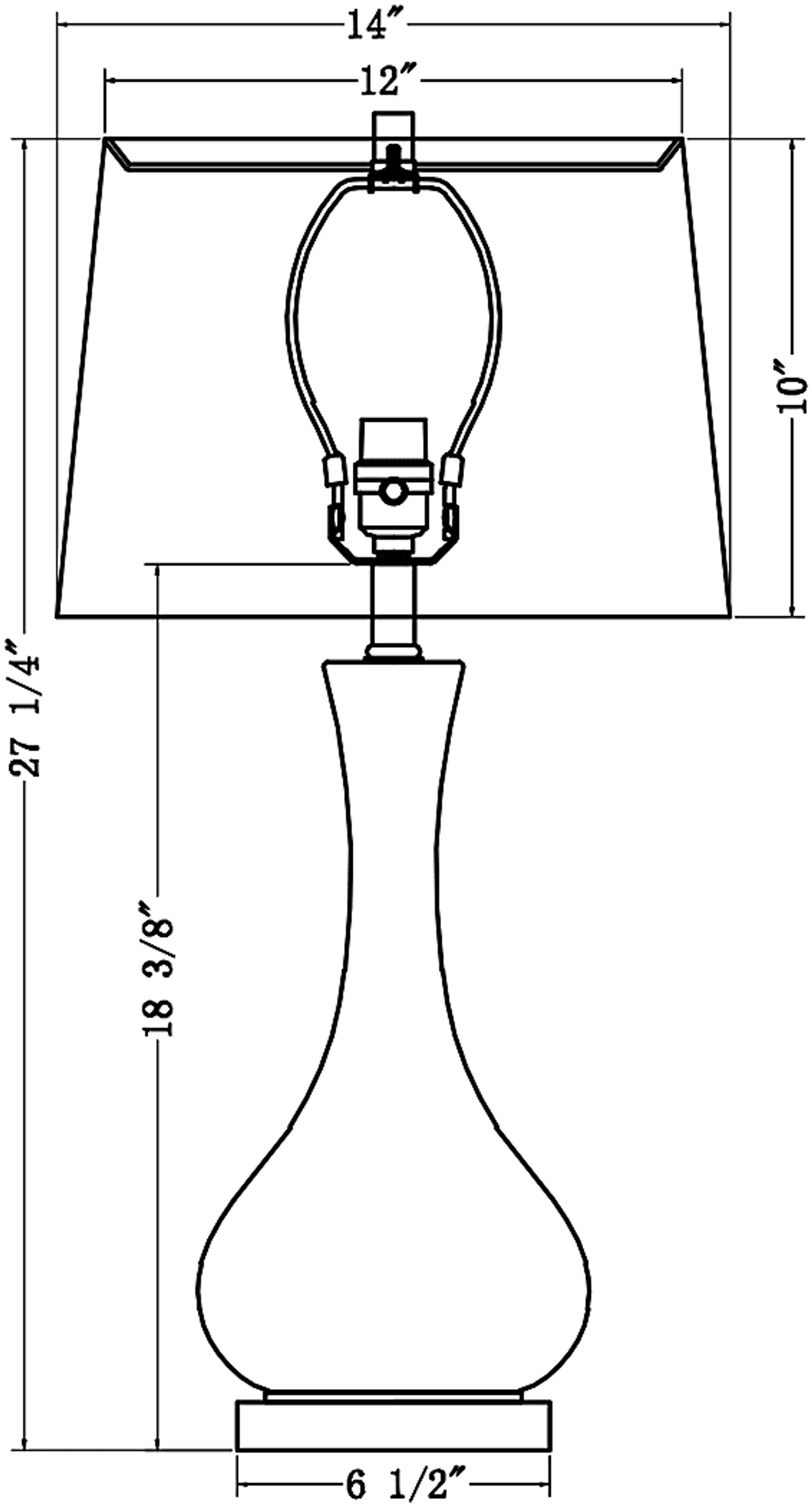 Cedar Point Navy Lamp - Image 8