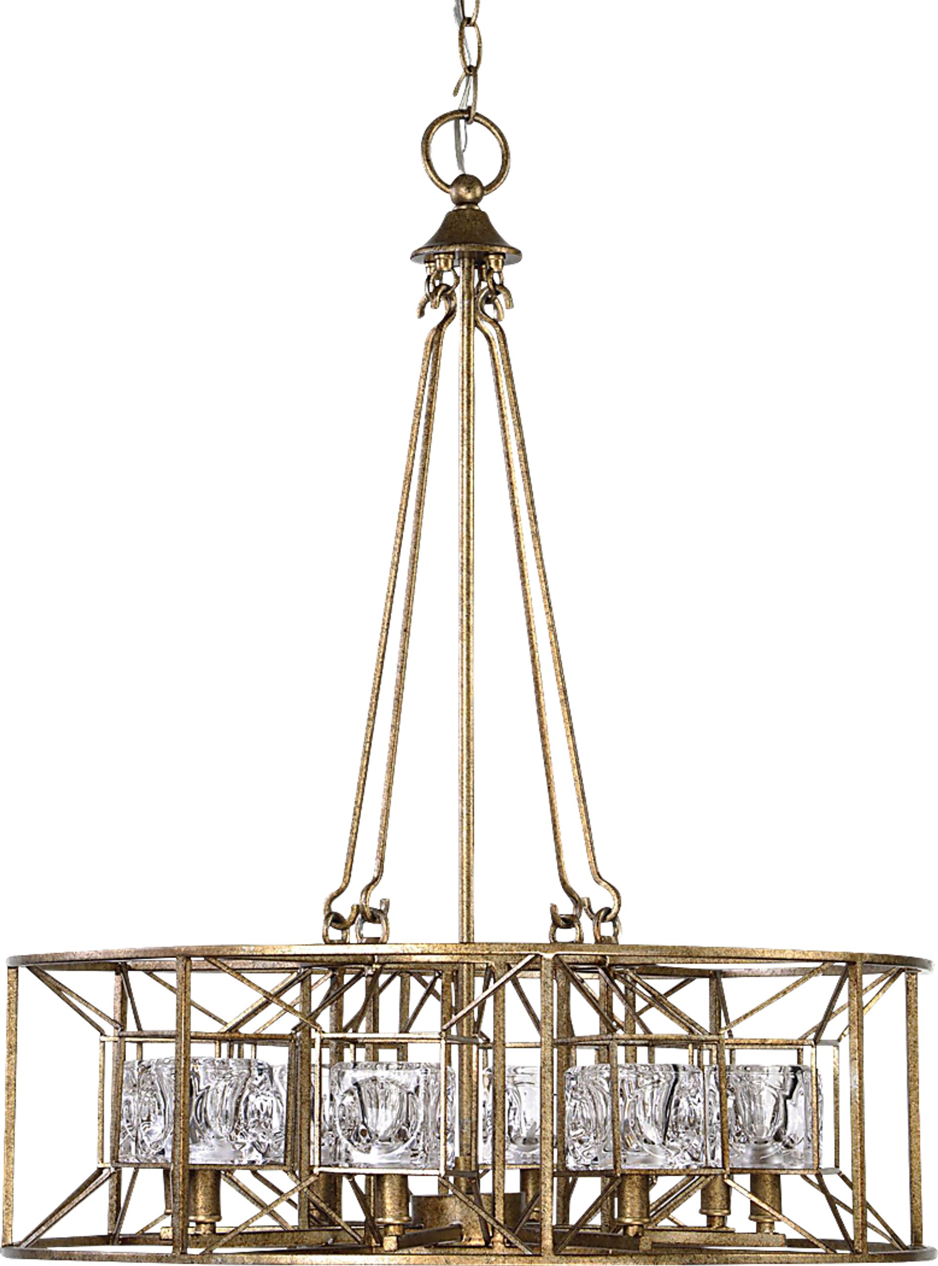 Cedar Square Gold Pendant - Image 2