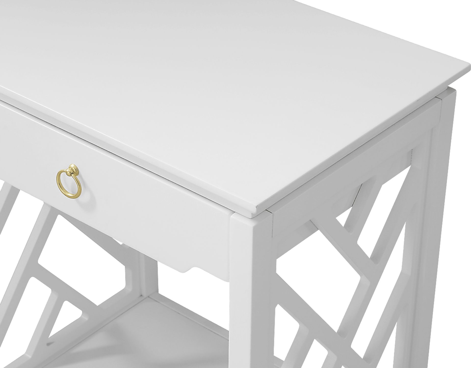 Cedarcrest White End Table - Image 4