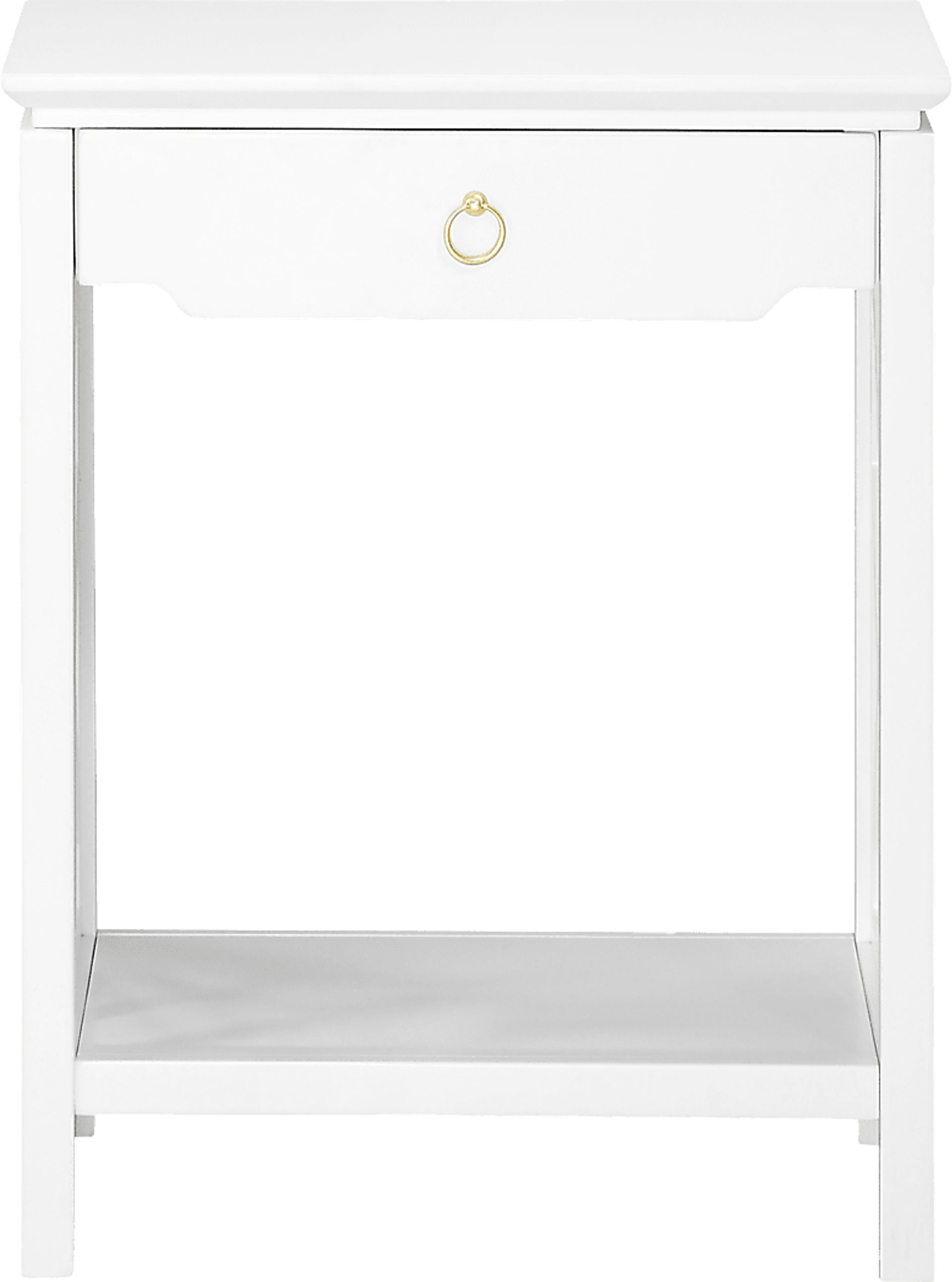 Cedarcrest White End Table - Image 5