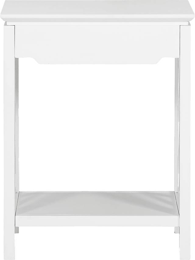 Cedarcrest White End Table - Thumbnail - Image 7