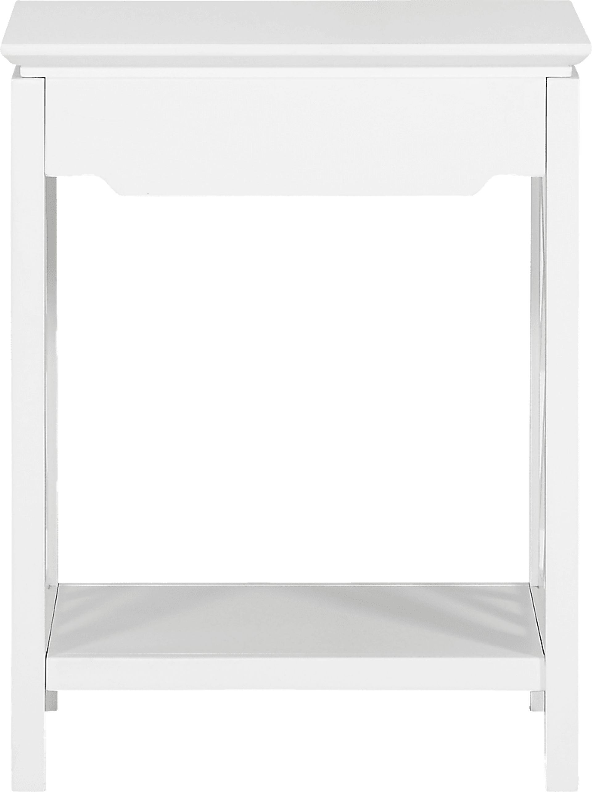 Cedarcrest White End Table - Image 7