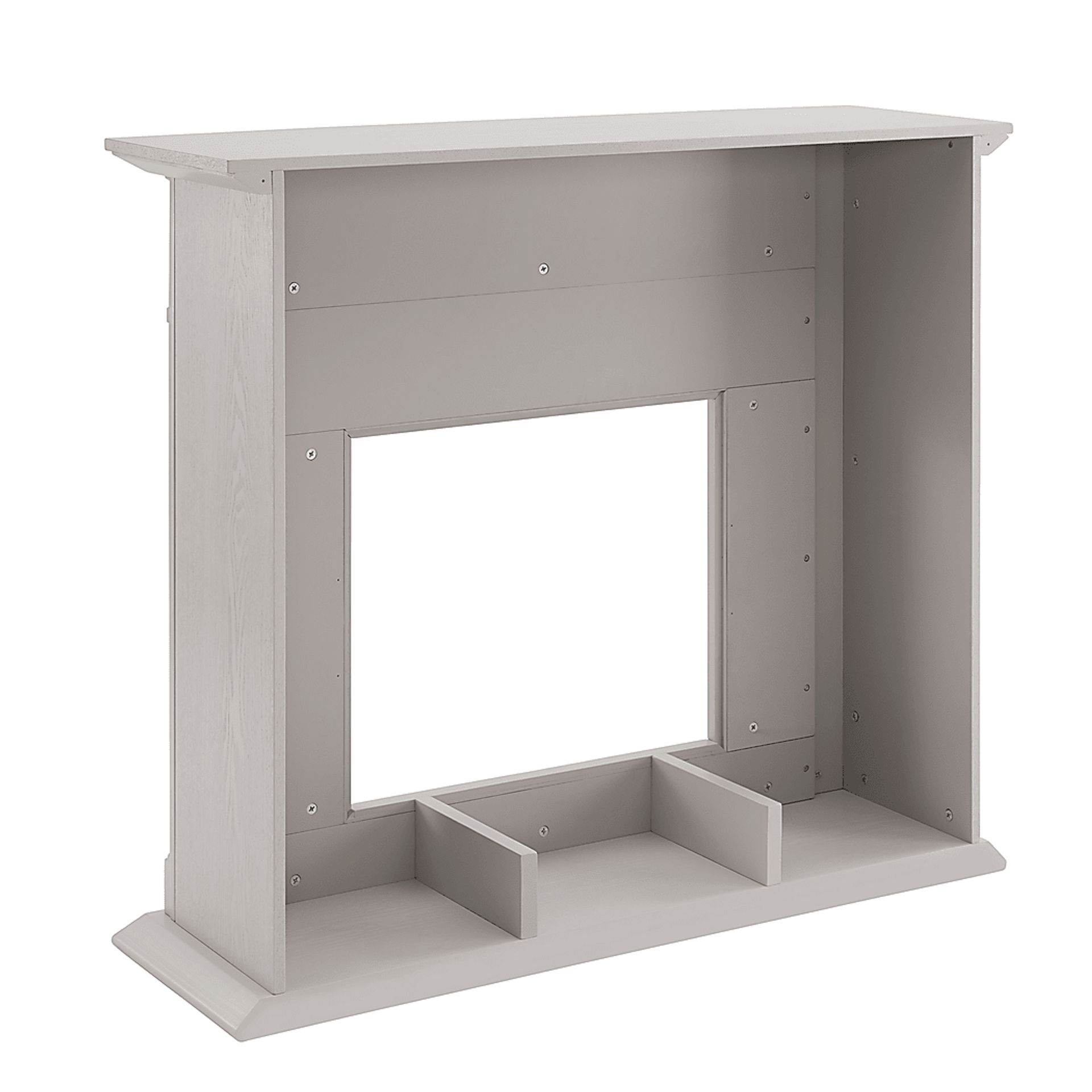 Cedardale III Gray 48 in. Console With Smart Electric Fireplace - Image 4
