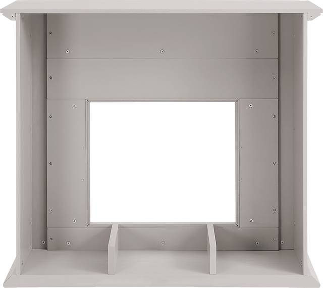 Cedardale IV Gray 48 in. Console, With Touch Panel Electric Fireplace - Thumbnail - Image 2