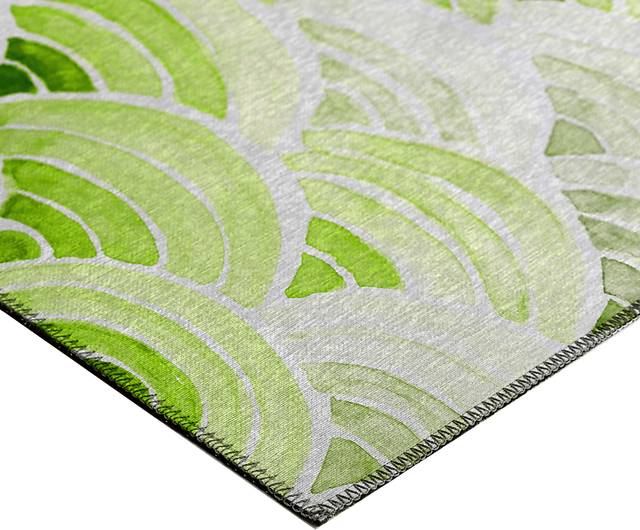 Cedarglen Green 3' x 5' Rug - Thumbnail - Image 4