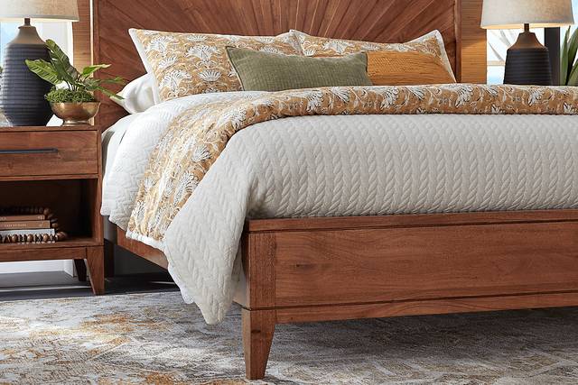 Cedona View Natural 7 Pc Queen Panel Bedroom - Thumbnail - Image 3