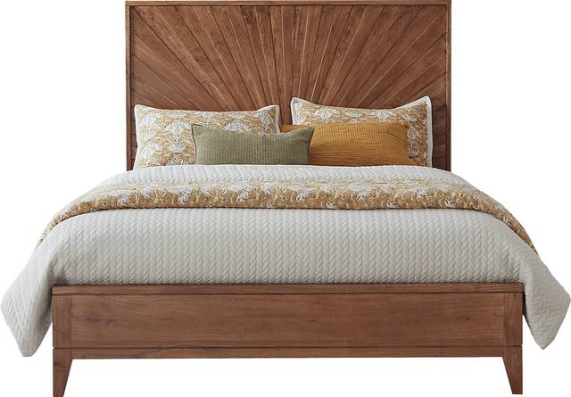 Cedona View Natural 7 Pc Queen Panel Bedroom - Thumbnail - Image 2