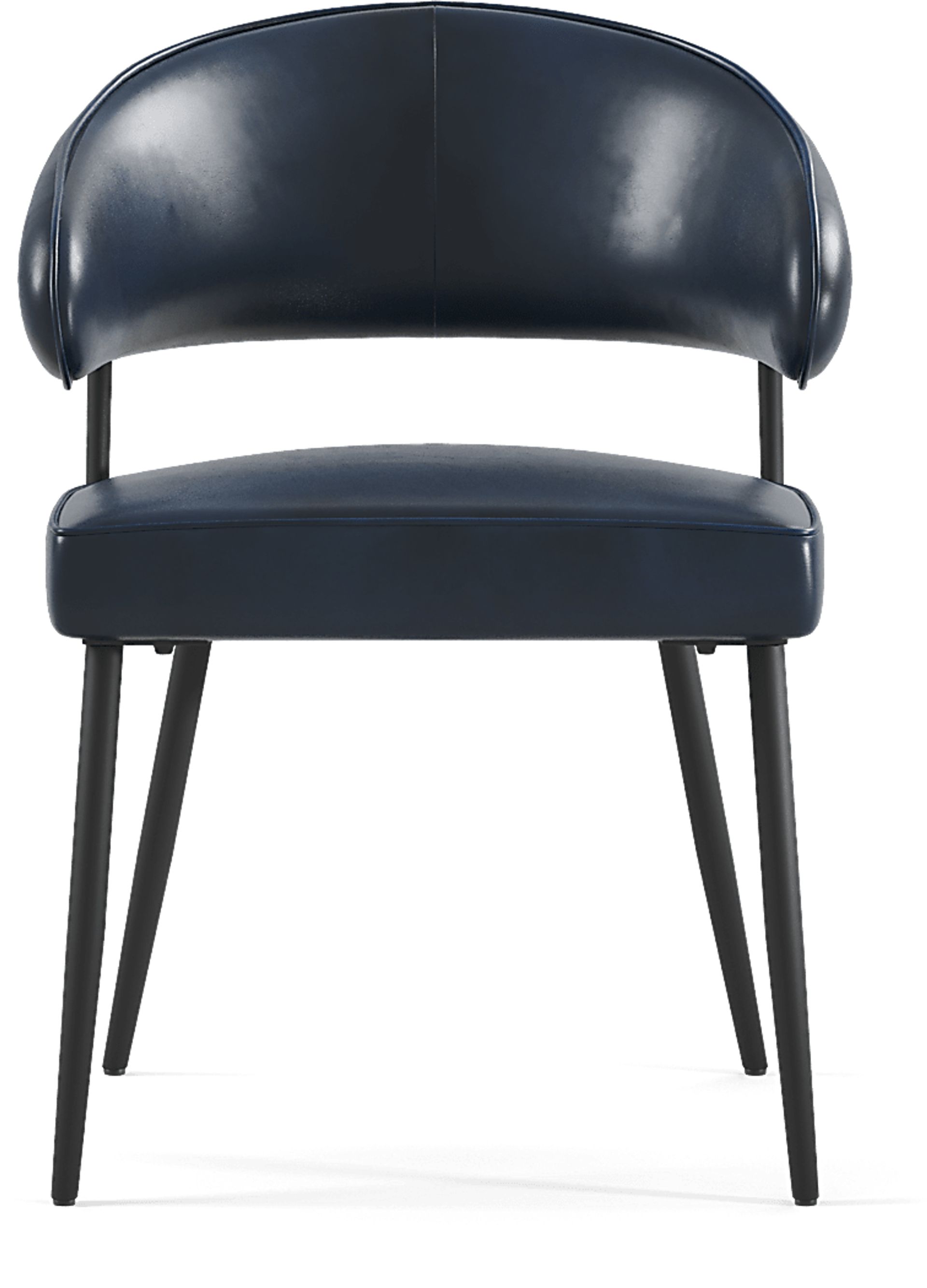 Cedona View Natural 5 Pc Dining Room with Navy Chairs - Image 5