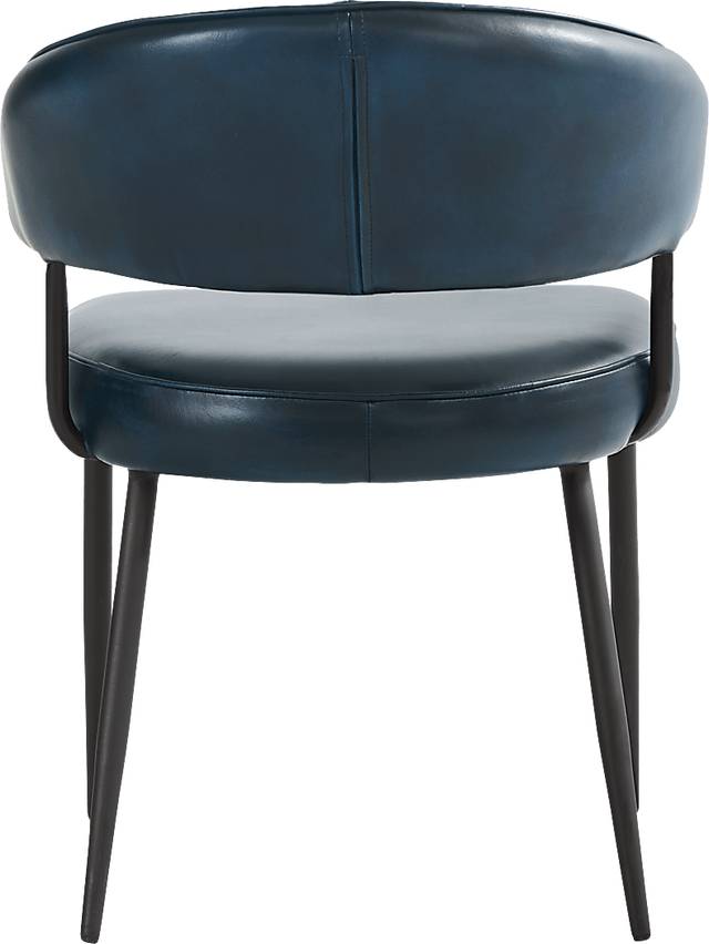 Cedona View Natural 5 Pc Dining Room with Navy Chairs - Thumbnail - Image 6
