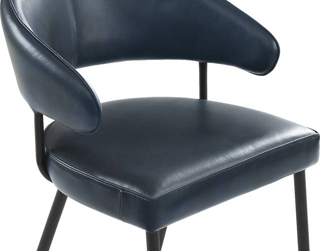 Cedona View Natural 5 Pc Dining Room with Navy Chairs - Thumbnail - Image 7