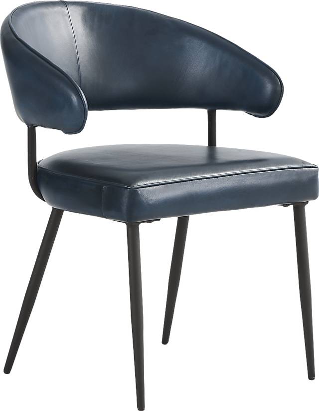 Cedona View Natural 5 Pc Dining Room with Navy Chairs - Thumbnail - Image 4