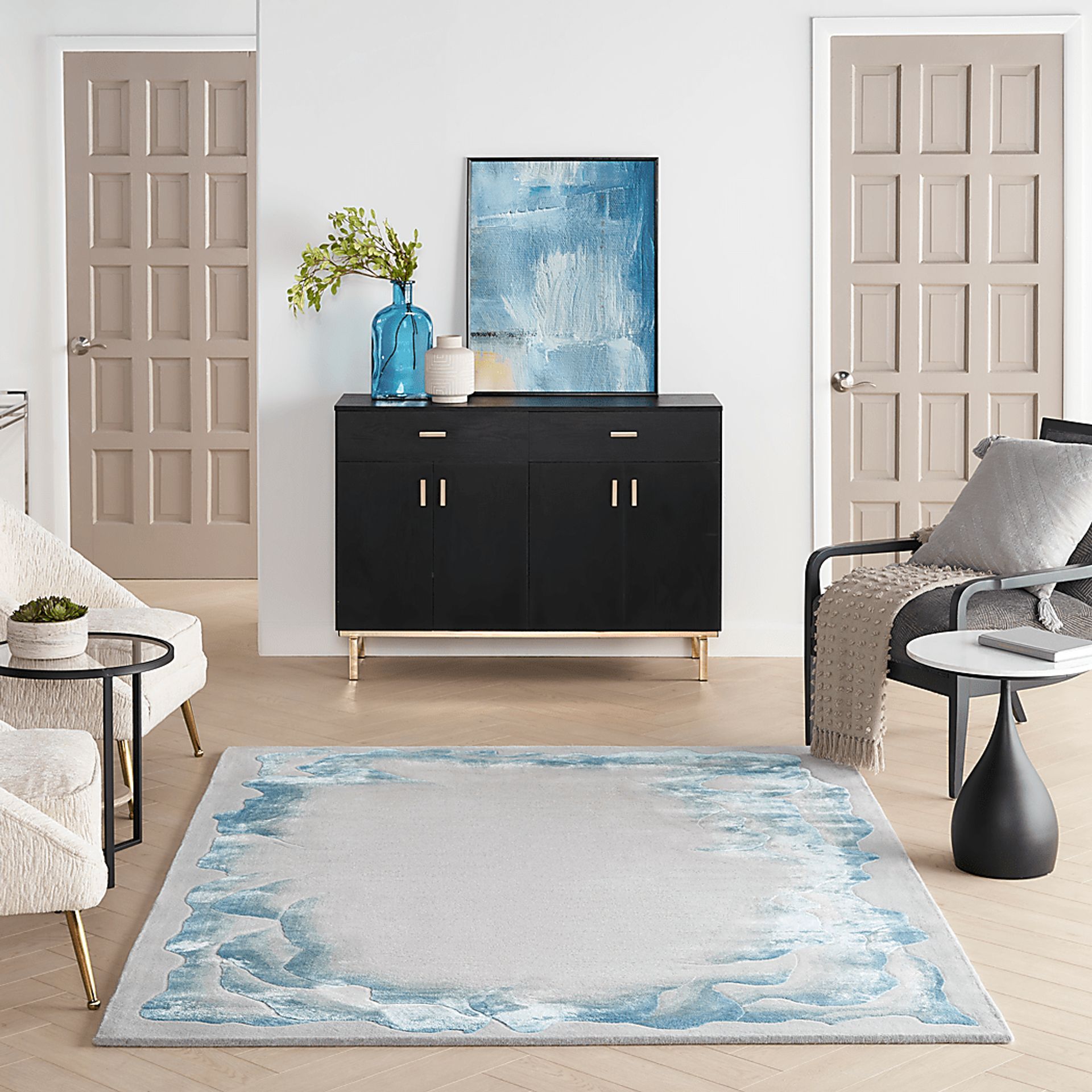 Ceffea Blue 5'6 x 7'5 Rug - Image 2