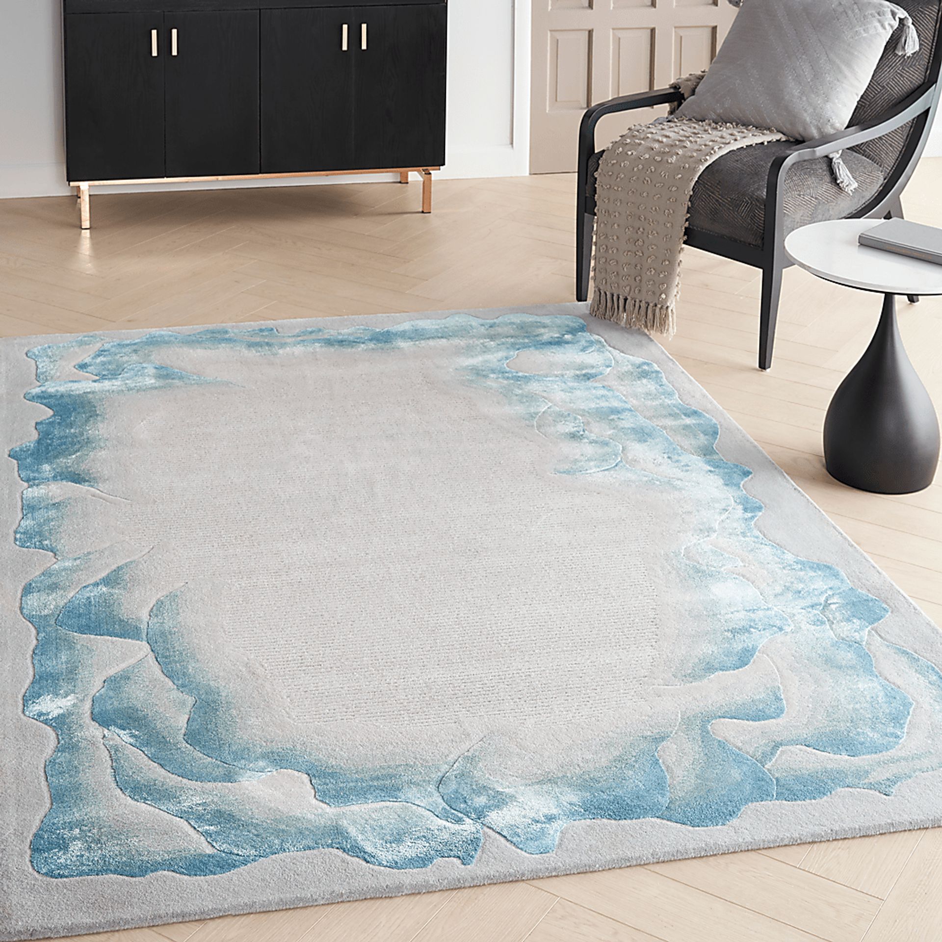 Ceffea Blue 5'6 x 7'5 Rug - Image 6