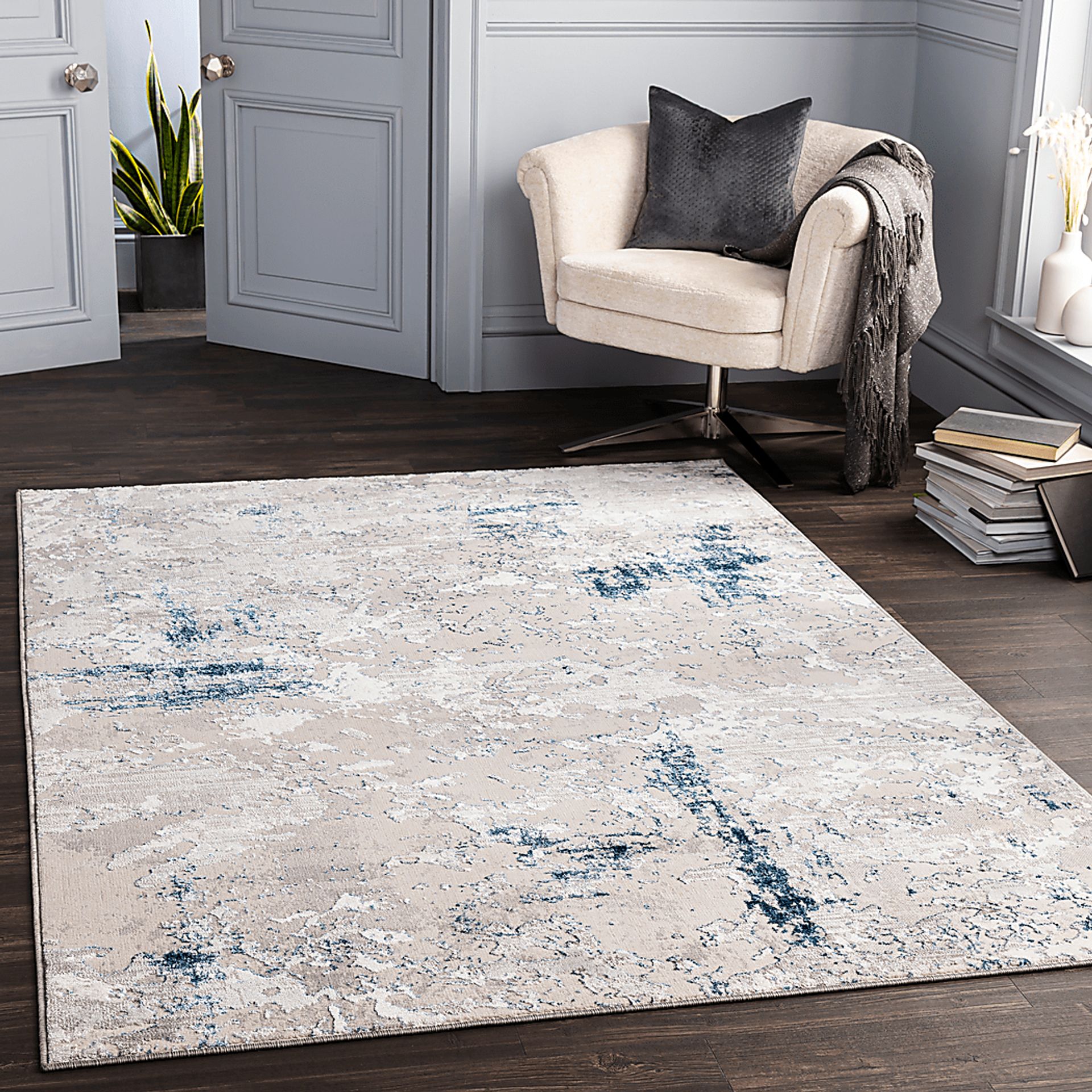 Celesse Denim 5'2 x 7' Rug - Image 6