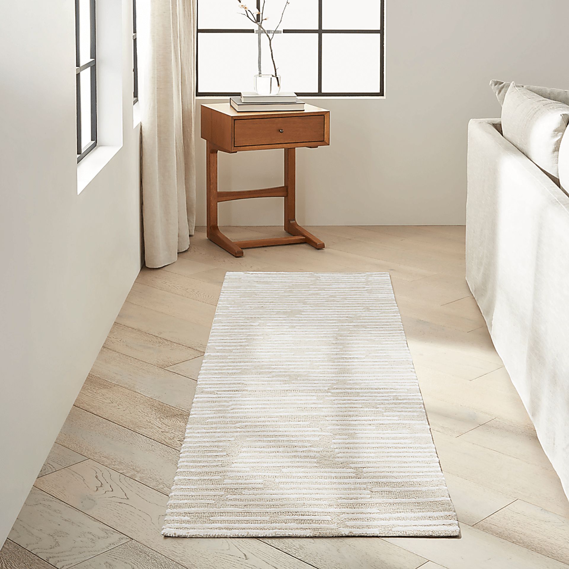 Celeste Beige 2'3 x 8' Runner Rug - Image 2