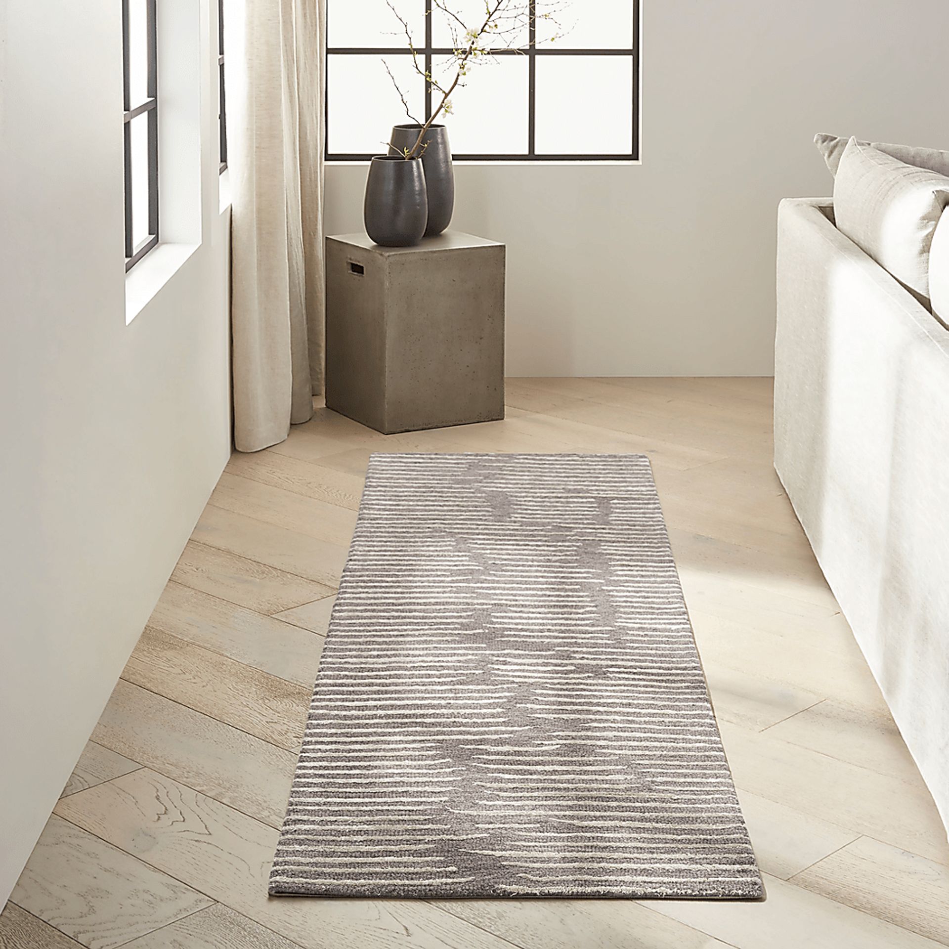Celeste Gray 2'3 x 8' Runner Rug - Image 2