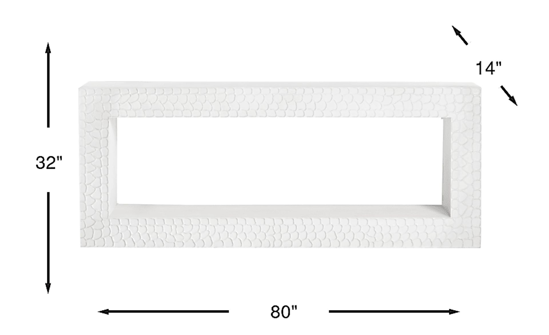 Dimension Image. Please refer to the Dimension Tab on this page for dimension details.