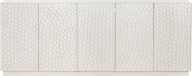 Celestia White 90 in. Credenza - Thumbnail - Image 1