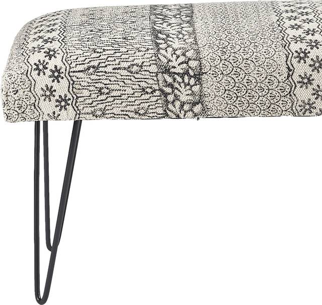 Cellica Gray/White Bench - Thumbnail - Image 4