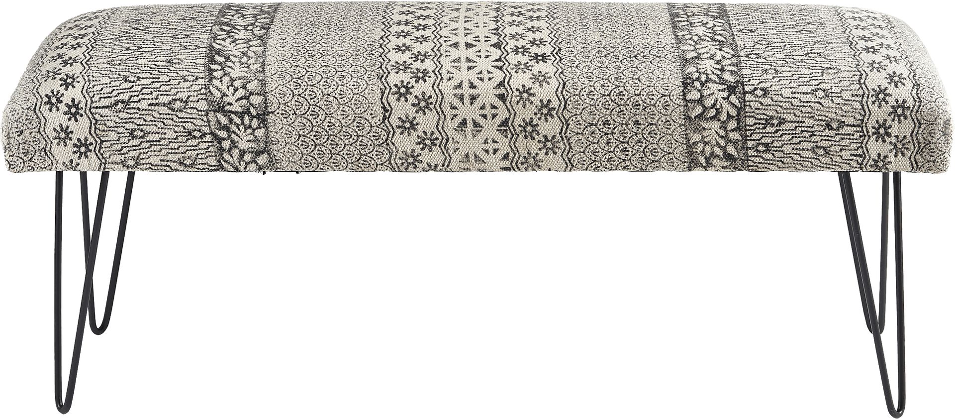 Cellica Gray/White Bench - Image 1