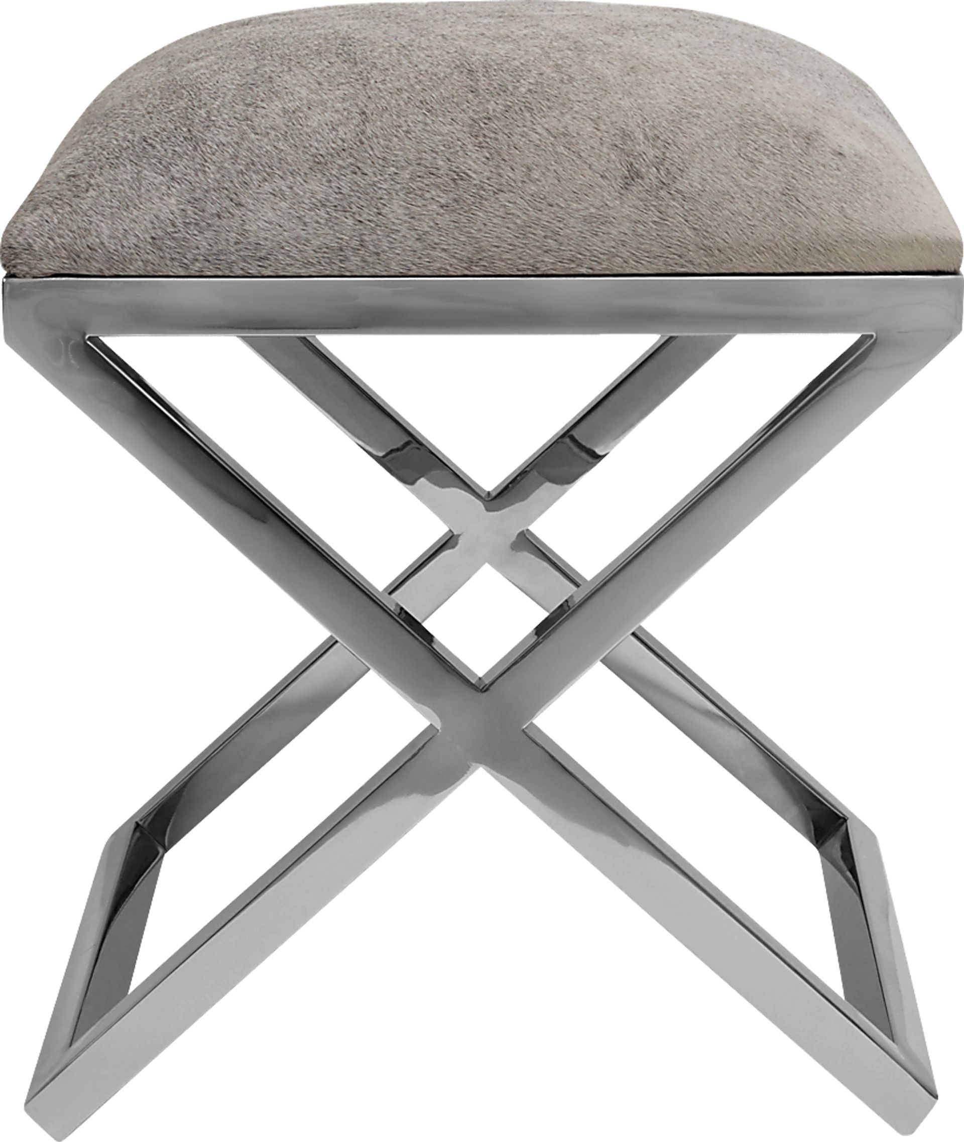 Celome Gray Ottoman - Image 2