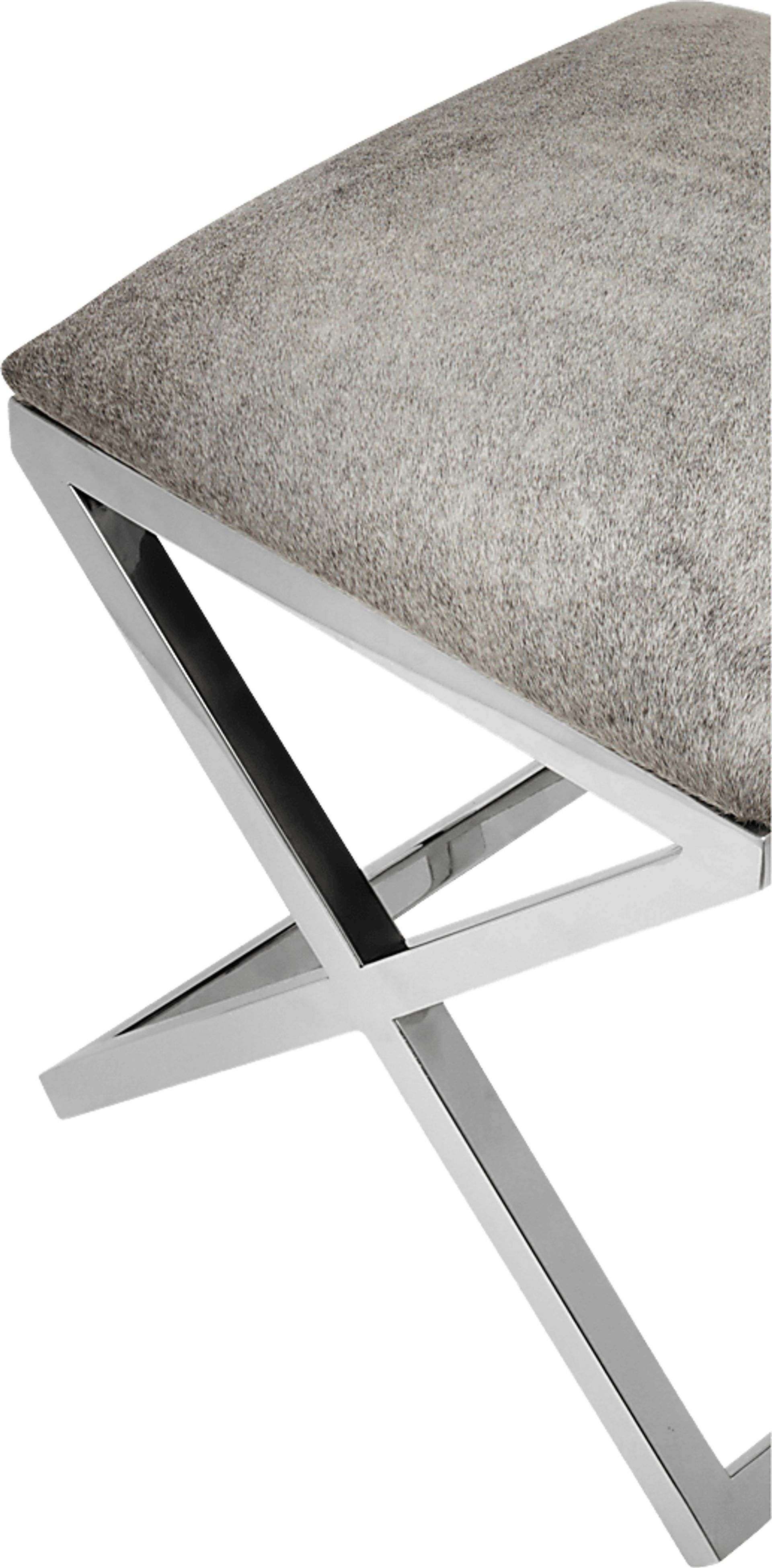 Celome Gray Ottoman - Image 4