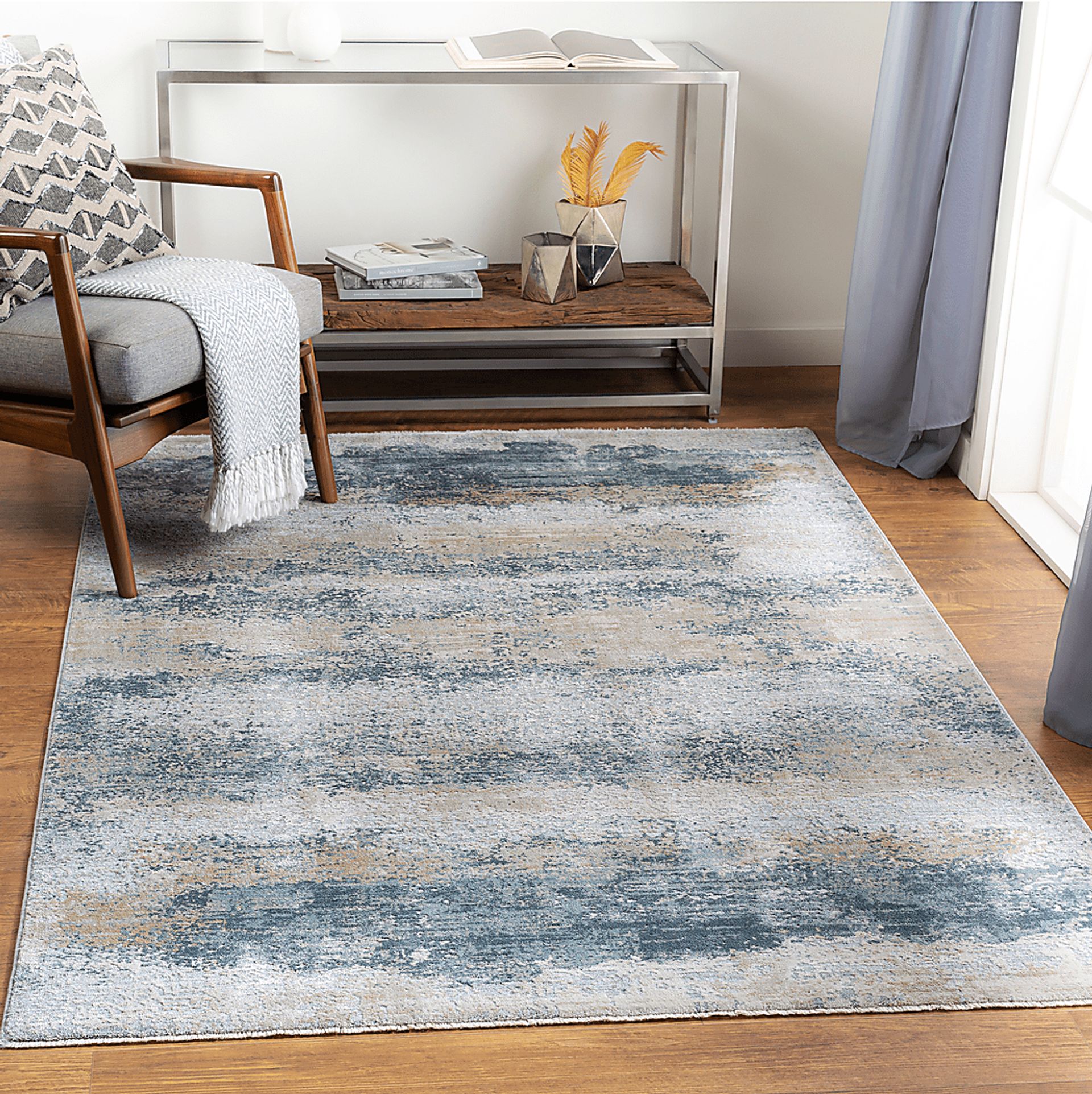Celsey Gray 7'10 x 10'3 Rug - Image 3