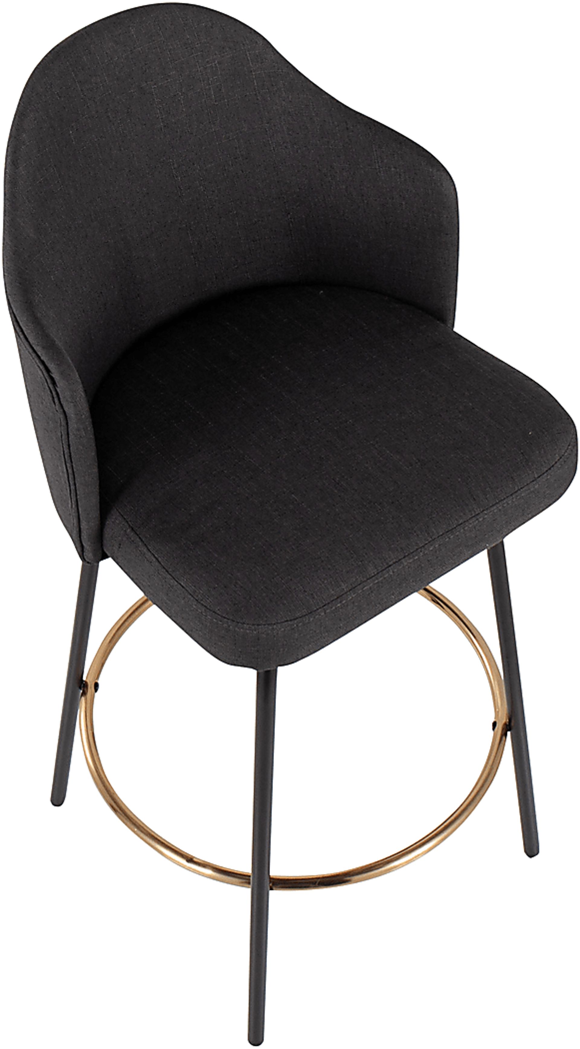 Cenarian Charcoal Counter Height Stool, Set of 2 - Image 7