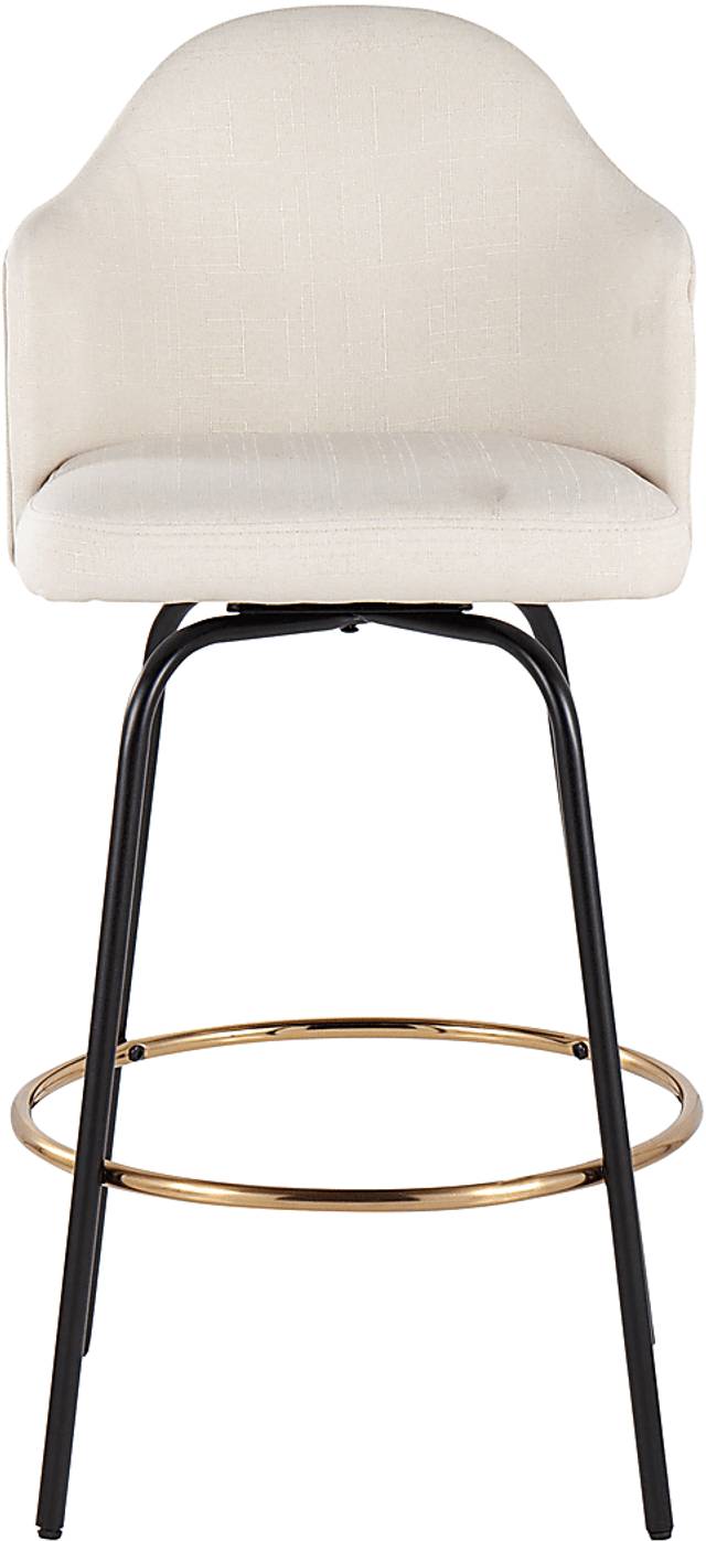 Cenarian Cream Counter Height Stool, Set of 2 - Thumbnail - Image 6